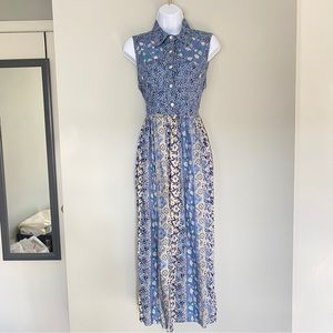 Jessica Howard Vintage Patchwork Floral Dress